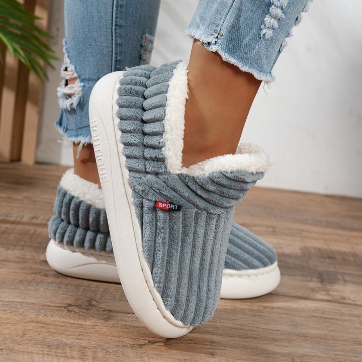 Ursule — Plush Indoor Outdoor House Slippers for Women