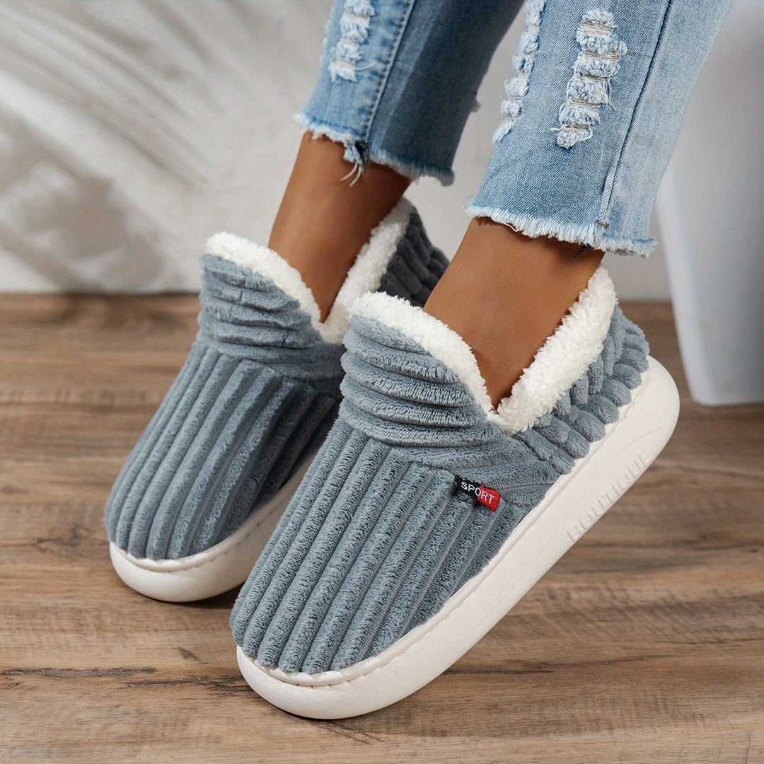 Ursule — Plush Indoor Outdoor House Slippers for Women