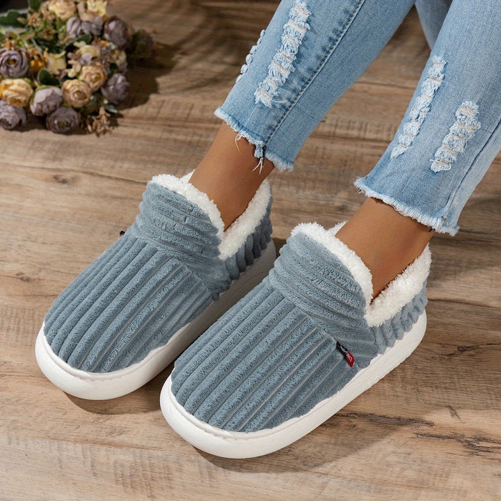 Ursule — Plush Indoor Outdoor House Slippers for Women