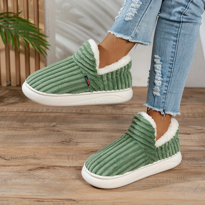 Ursule — Plush Indoor Outdoor House Slippers for Women