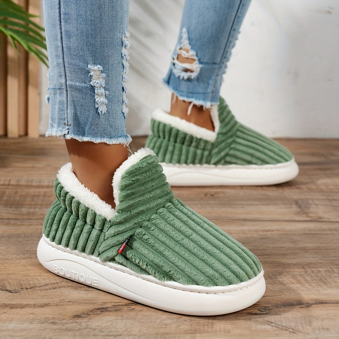 Ursule — Plush Indoor Outdoor House Slippers for Women