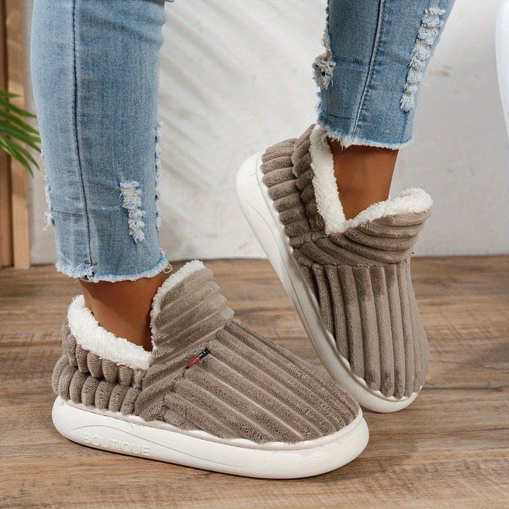 Ursule — Plush Indoor Outdoor House Slippers for Women