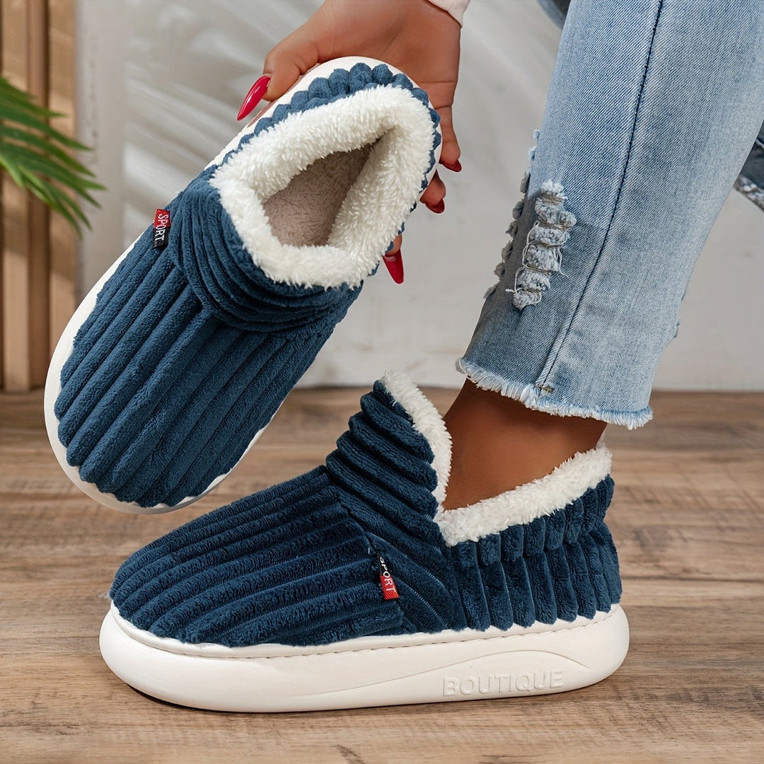 Ursule — Plush Indoor Outdoor House Slippers for Women