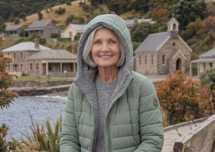 Iseline — Quilted A Line Winter Coat for Women