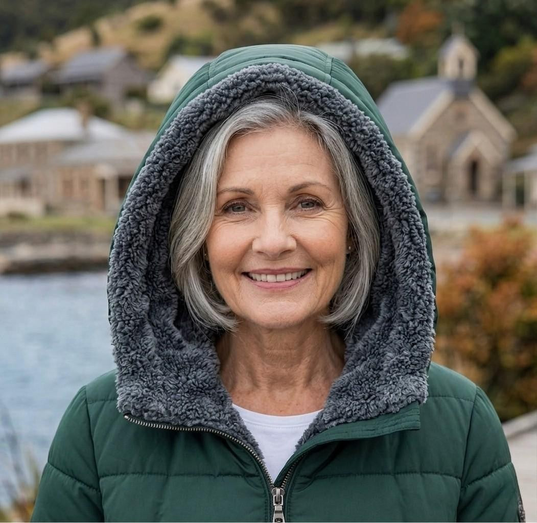 Iseline — Quilted A Line Winter Coat for Women