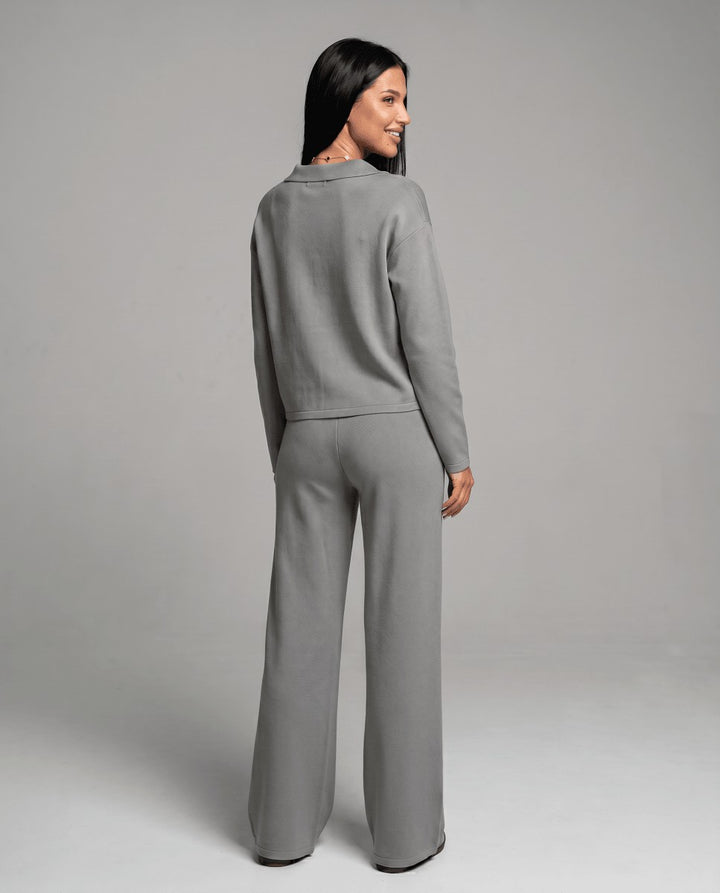 Emmeline — Relaxed Wide Leg Lounge Set for Women