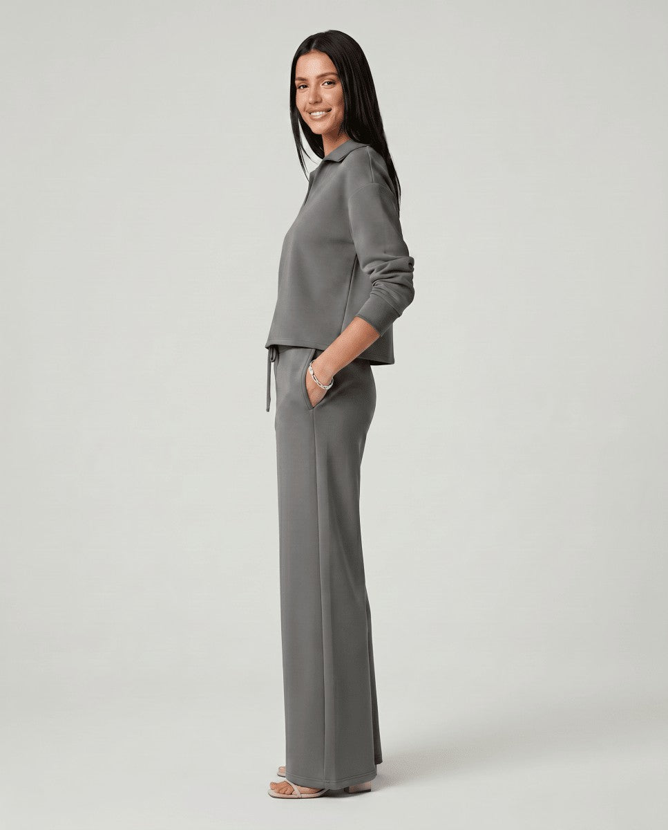 Emmeline — Relaxed Wide Leg Lounge Set for Women