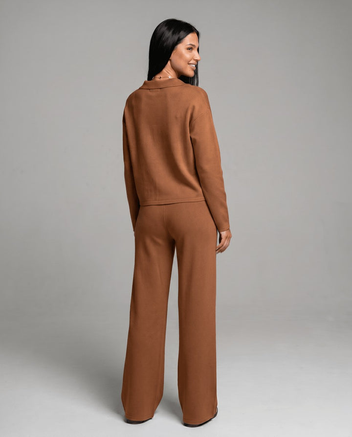 Emmeline — Relaxed Wide Leg Lounge Set for Women