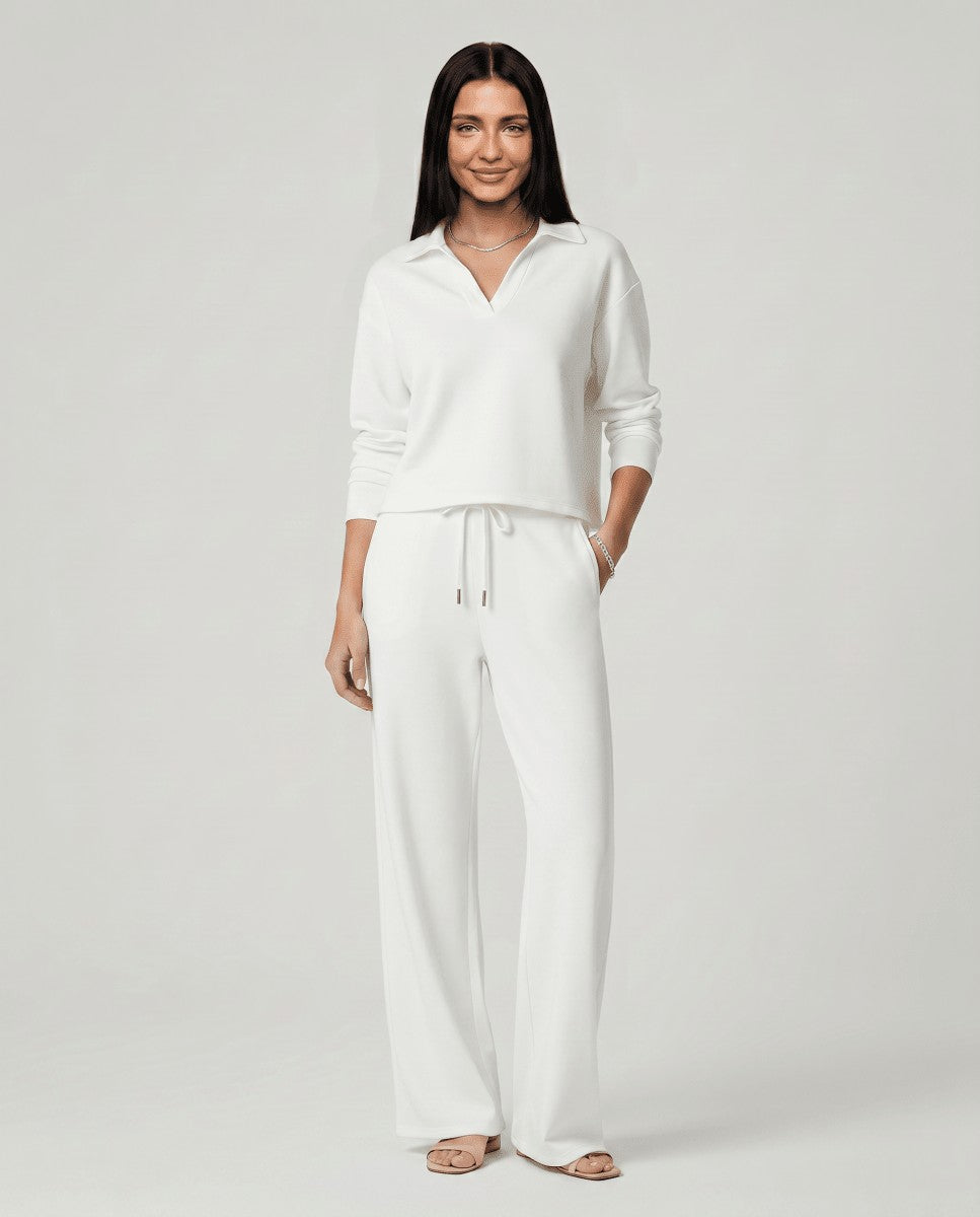 Emmeline — Relaxed Wide Leg Lounge Set for Women