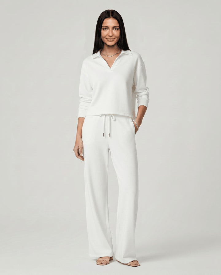 Emmeline — Relaxed Wide Leg Lounge Set for Women