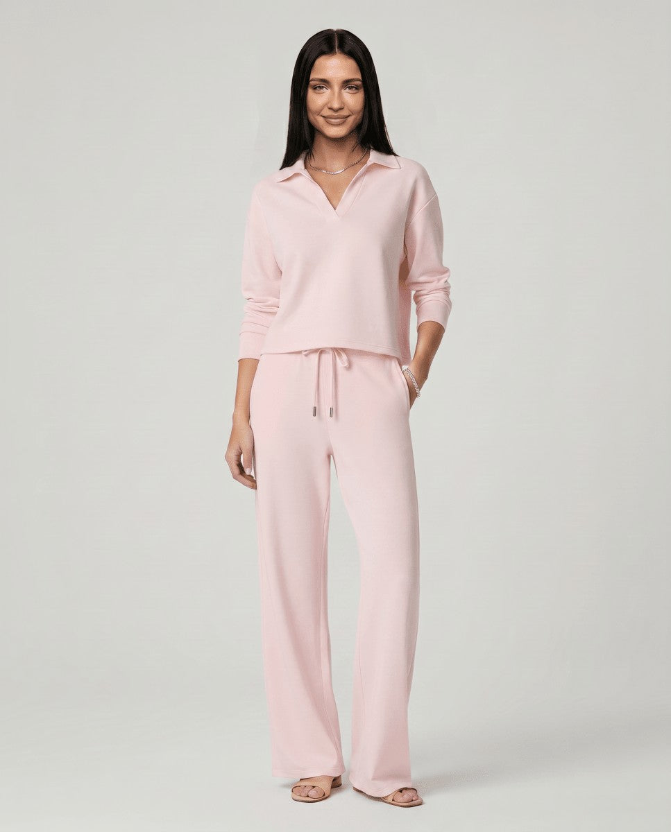 Emmeline — Relaxed Wide Leg Lounge Set for Women