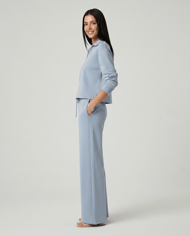 Emmeline — Relaxed Wide Leg Lounge Set for Women