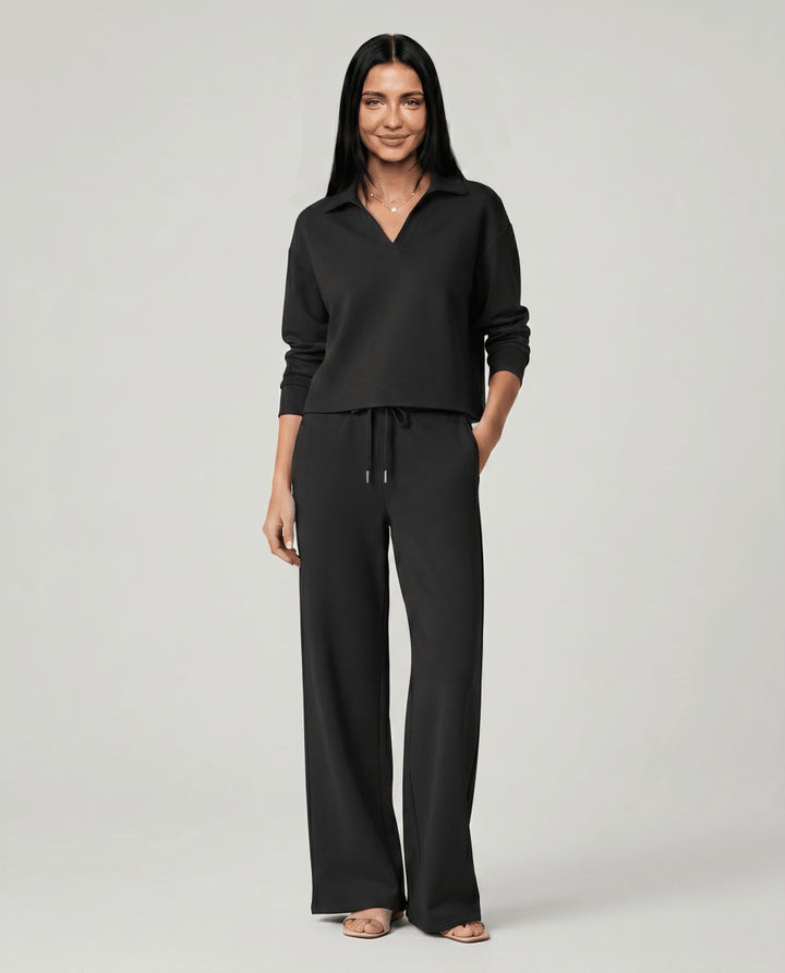 Emmeline — Relaxed Wide Leg Lounge Set for Women