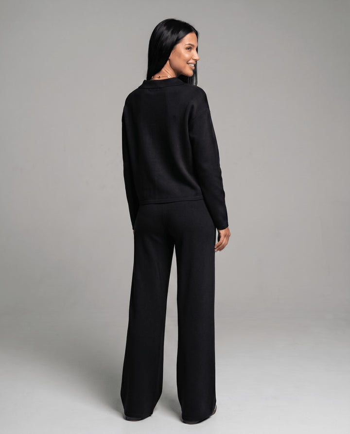 Emmeline — Relaxed Wide Leg Lounge Set for Women