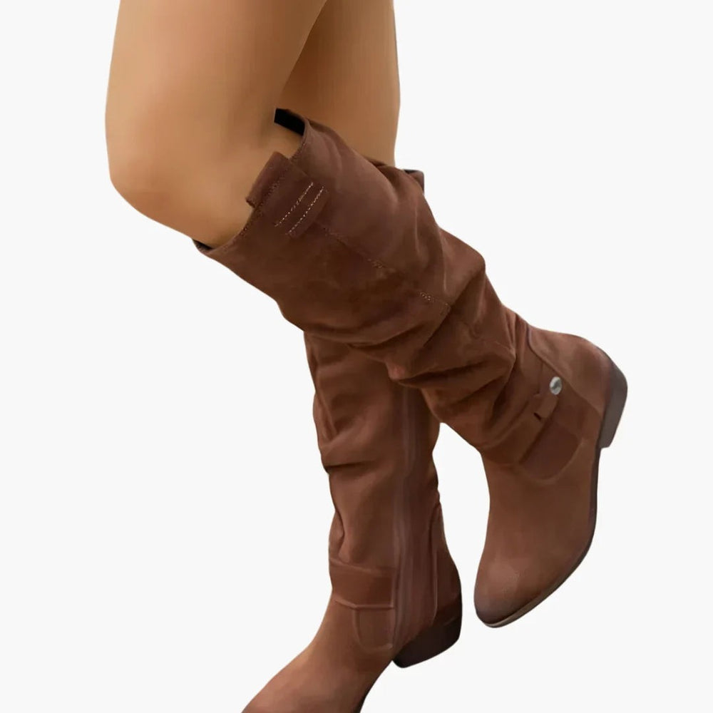 Rylee block heel knee high boots — image 2