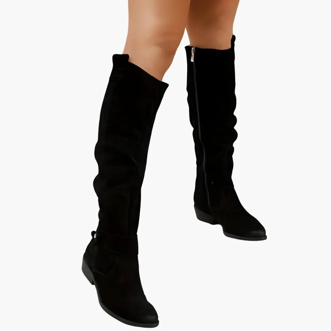 Rylee block heel knee high boots — image 4