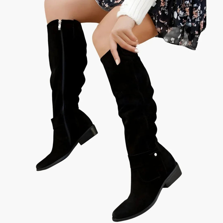 Rylee block heel knee high boots — image 5