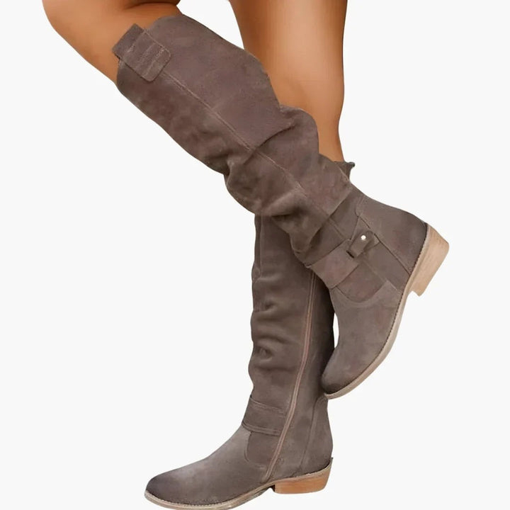 Rylee block heel knee high boots — image 7