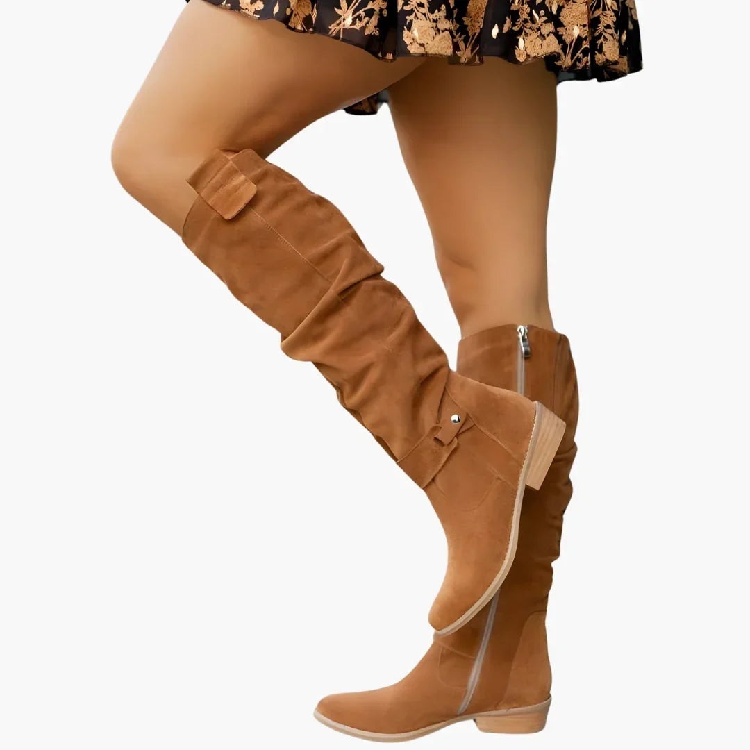 Rylee block heel knee high boots — image 8