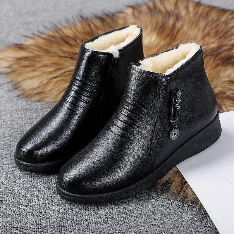 Samantha fur lined winter ankle boots — image 2
