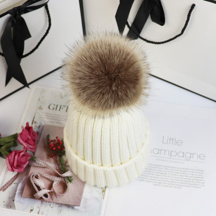 Melusine — Sleek Pom Beanie Winter Hat for Women