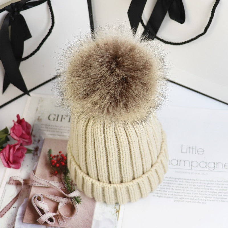 Melusine — Sleek Pom Beanie Winter Hat for Women