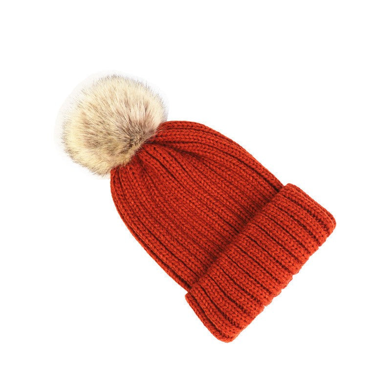 Melusine — Sleek Pom Beanie Winter Hat for Women