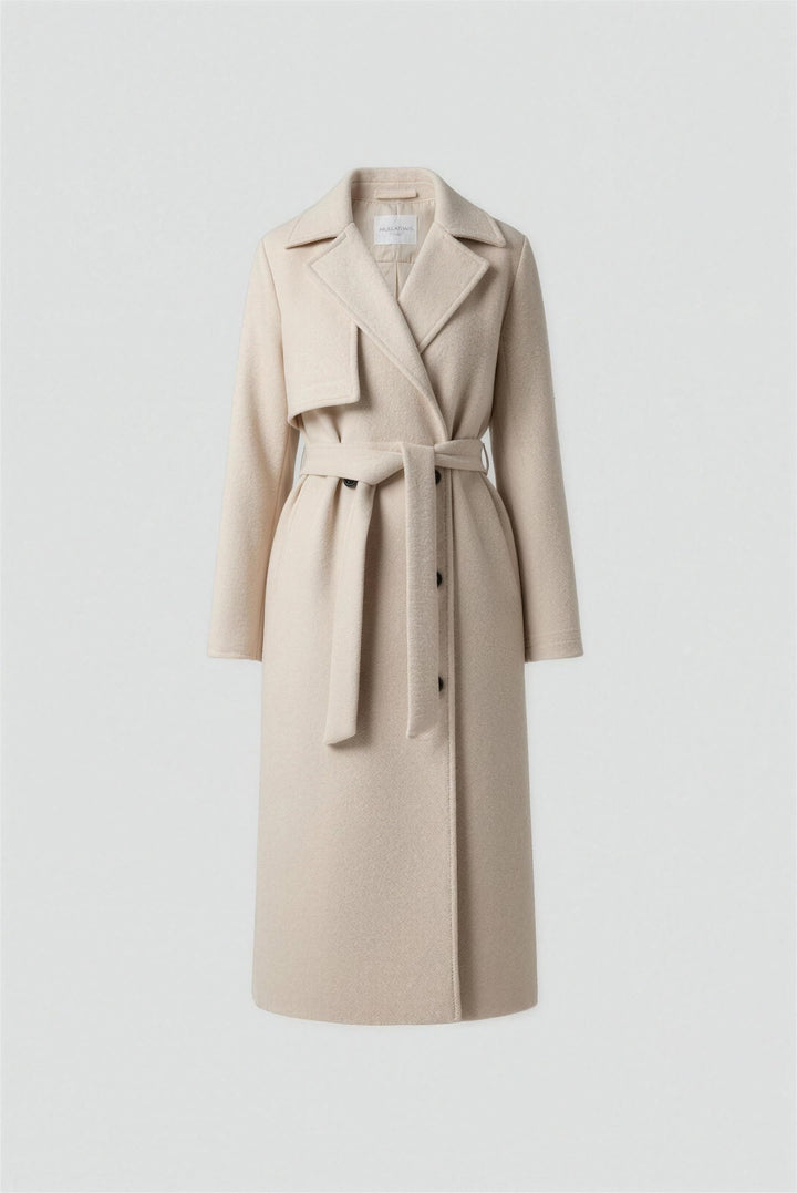 Sophia belted double breasted long coat — image 6