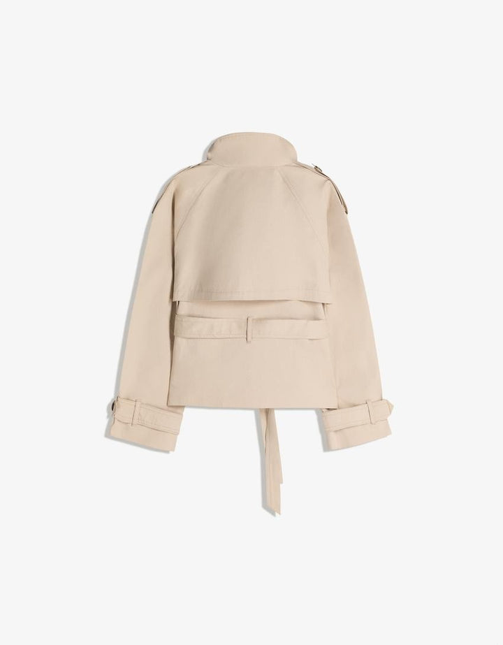 Suzanne — Chic Belted Cropped Trench Coat for Women (8), StyleTruly