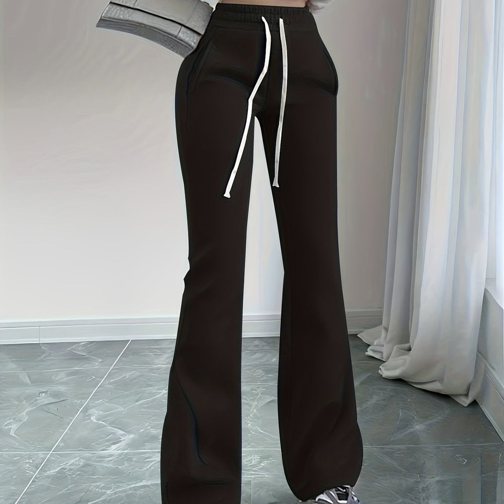 Talia cozy high waisted flare sweatpants — image 2