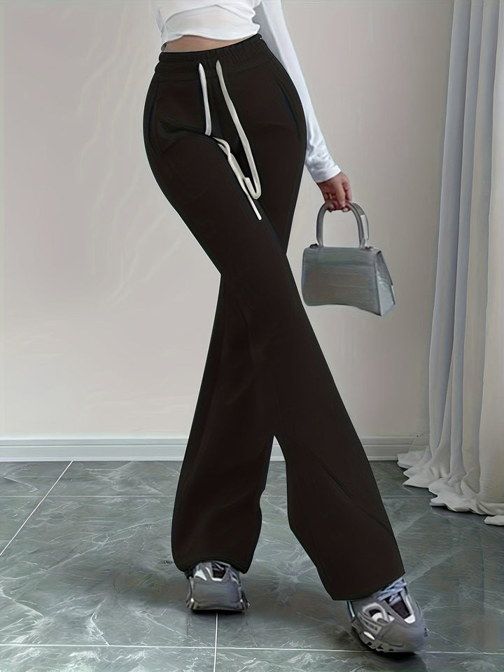 Talia cozy high waisted flare sweatpants — image 4