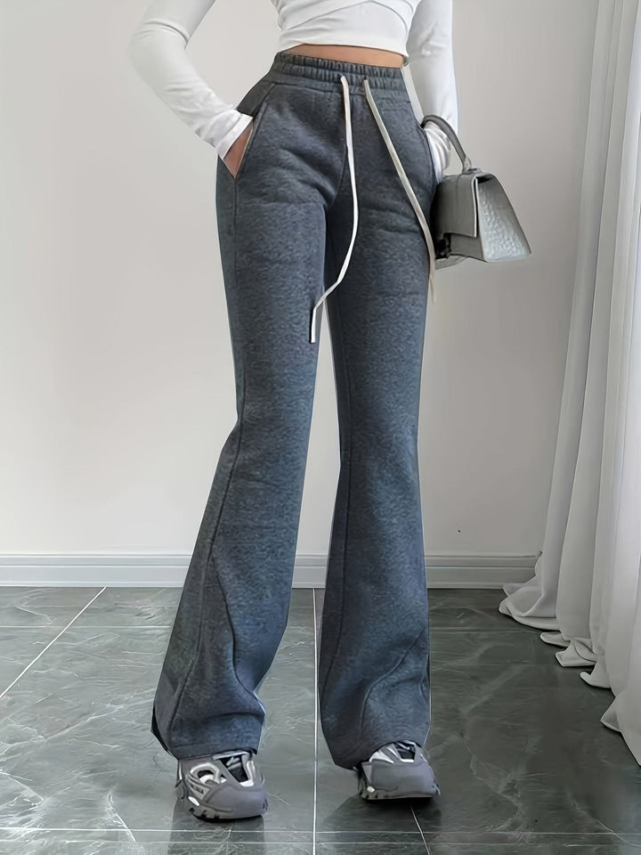 Talia cozy high waisted flare sweatpants — image 8