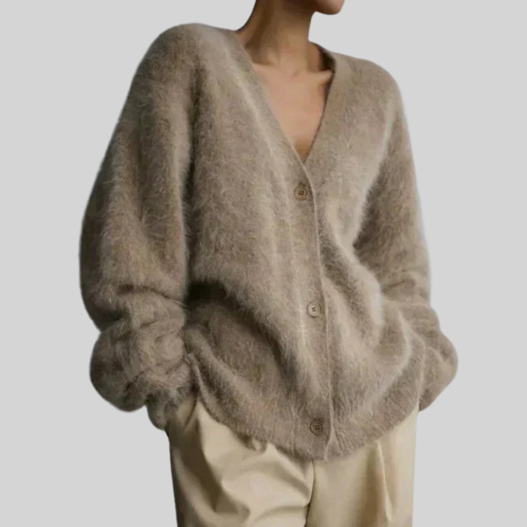 Vanessa oversized fuzzy cardigan — image 1