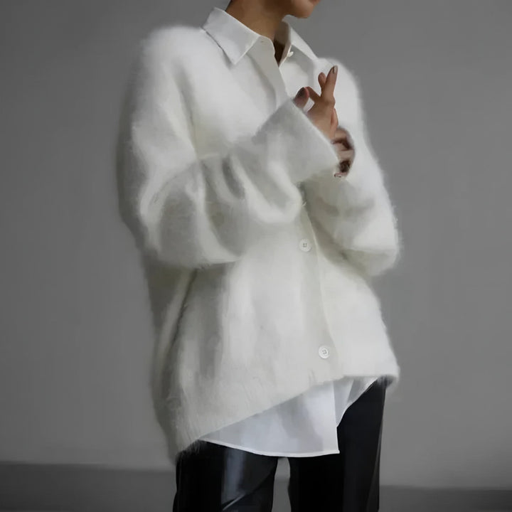 Vanessa oversized fuzzy cardigan — image 4