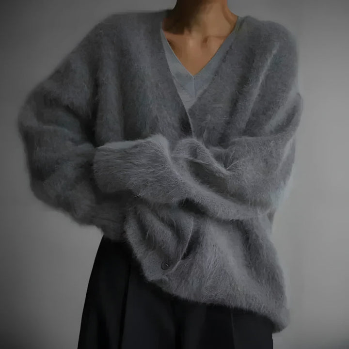 Vanessa oversized fuzzy cardigan — image 5