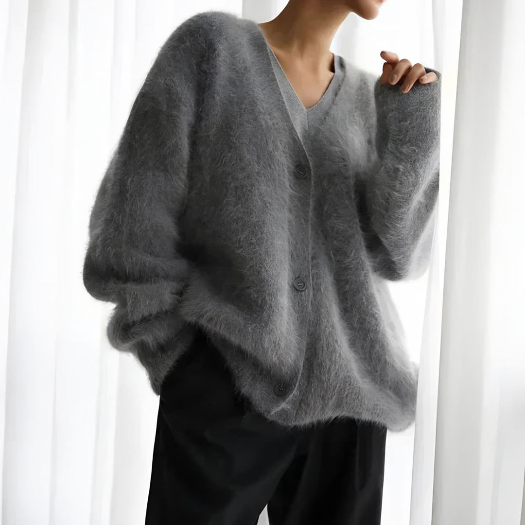 Vanessa oversized fuzzy cardigan — image 6