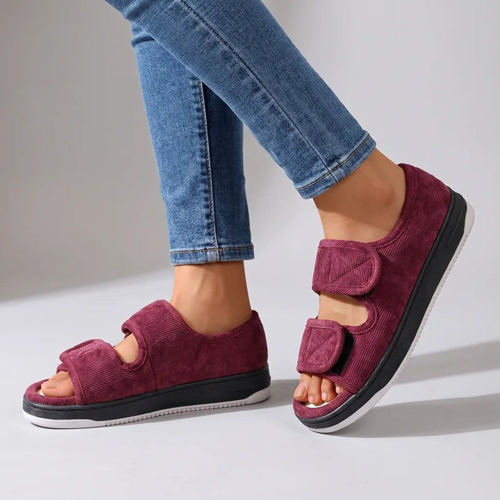 Vera — Comfortable Open Toe Slippers for Women (2), StyleTruly