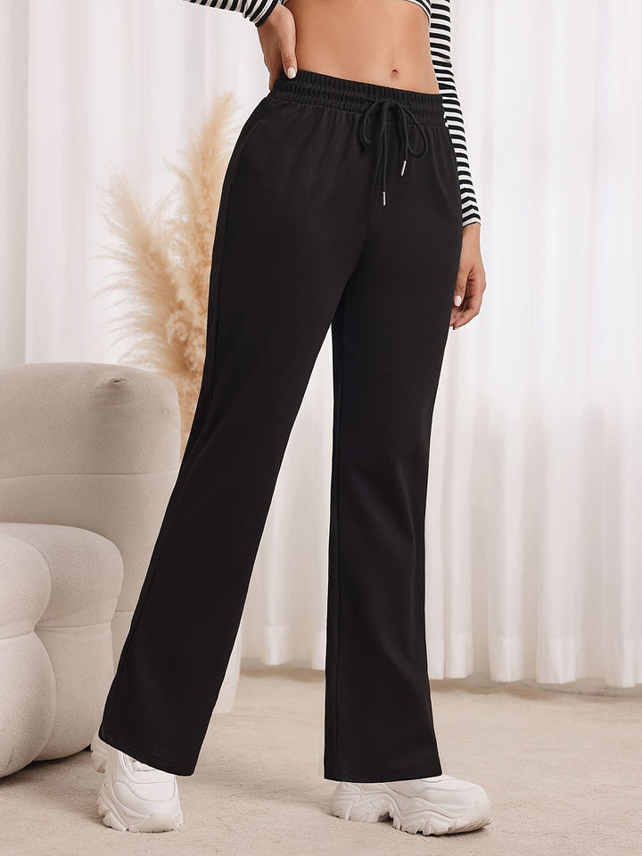 Verena high waisted wide leg sweatpants with drawstring — image 11