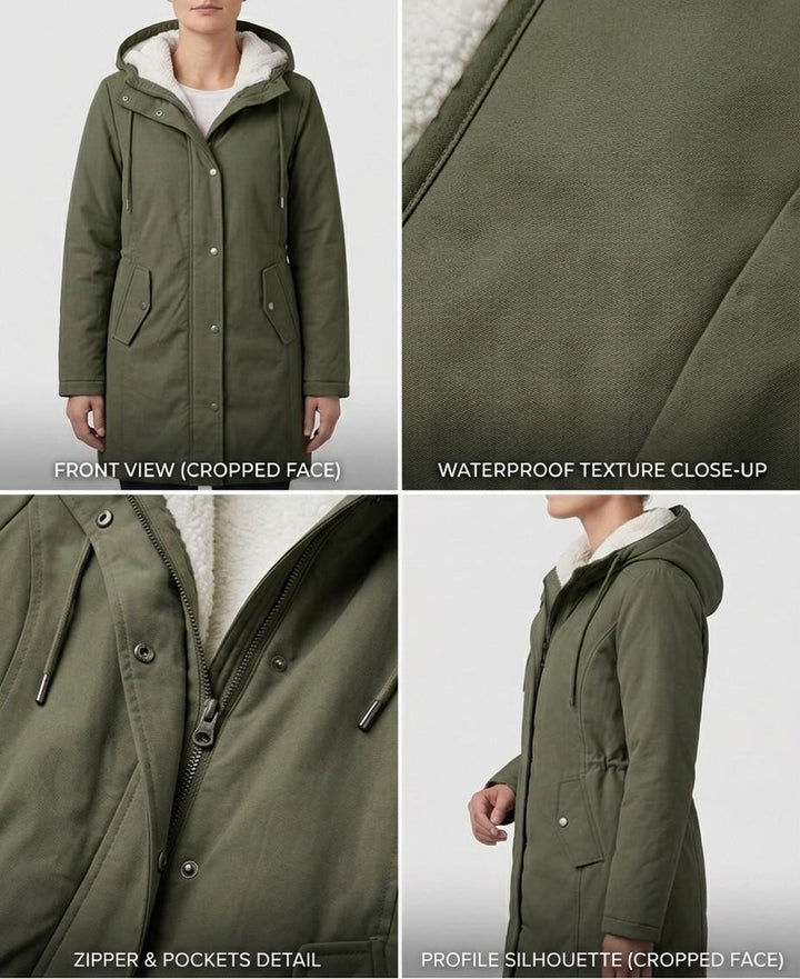 Carline — Waterproof Long Parka Winter Jacket for Women