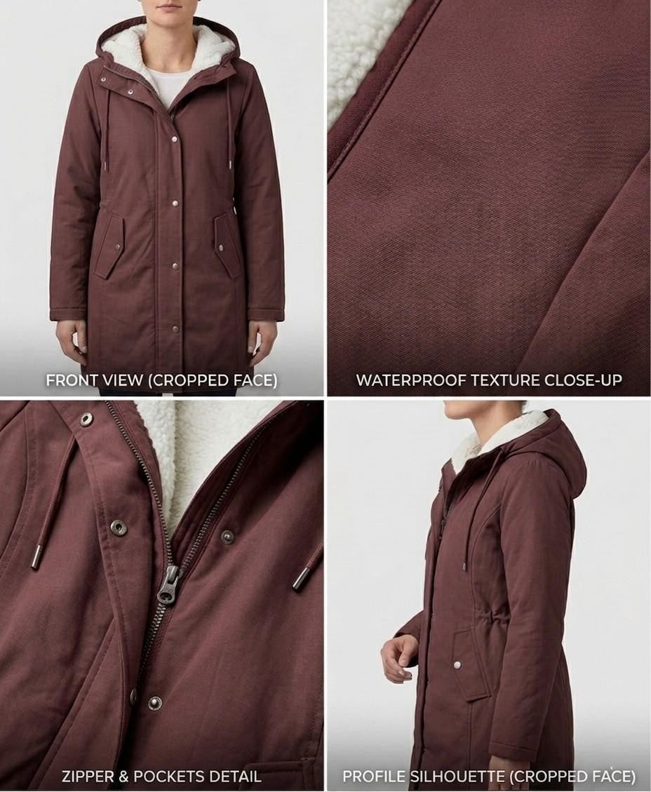 Carline — Waterproof Long Parka Winter Jacket for Women