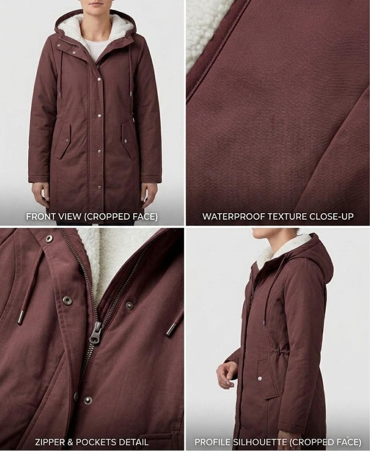 Carline — Waterproof Long Parka Winter Jacket for Women