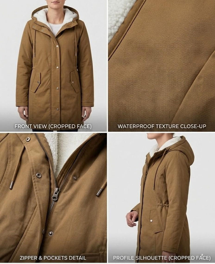 Carline — Waterproof Long Parka Winter Jacket for Women