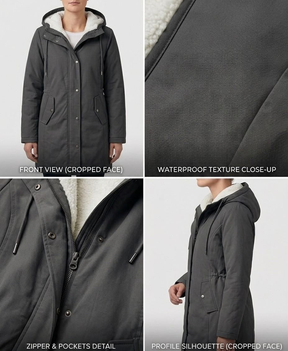 Carline — Waterproof Long Parka Winter Jacket for Women