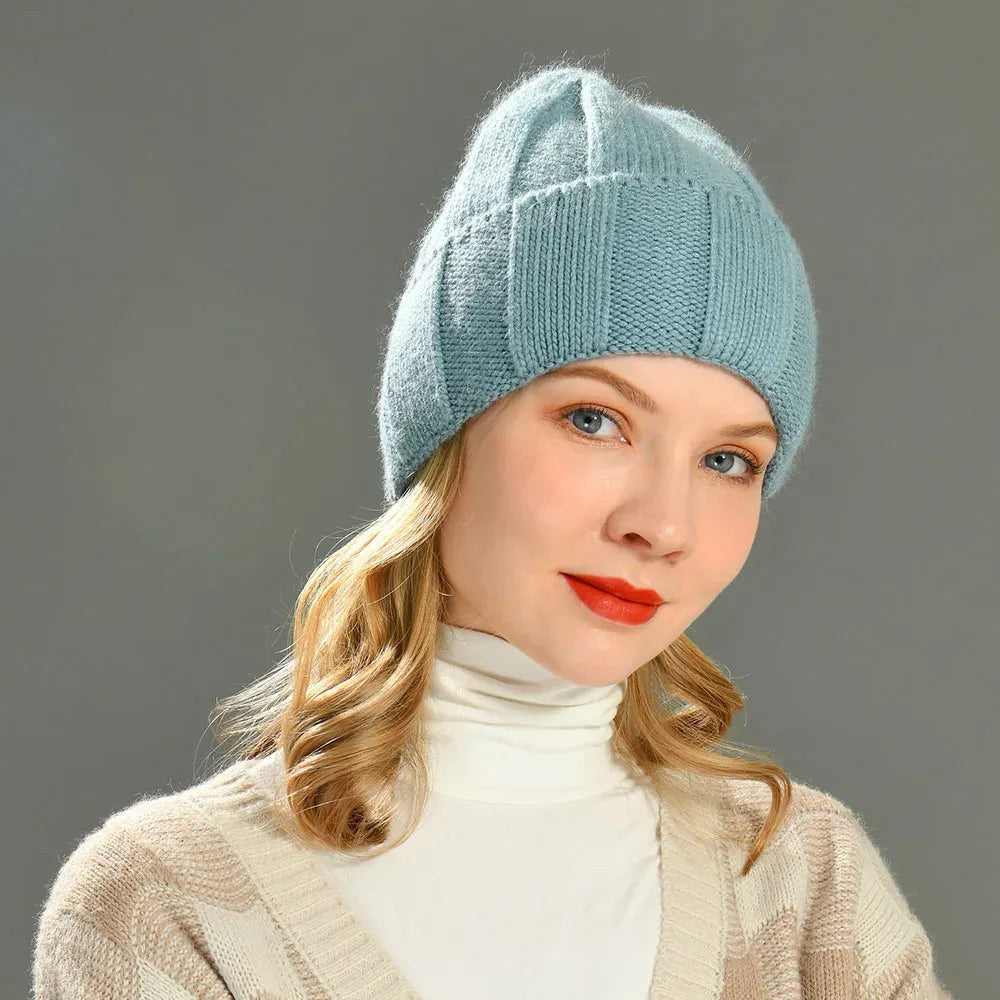 Katell — Winter Whisper Wool Beanie for Women