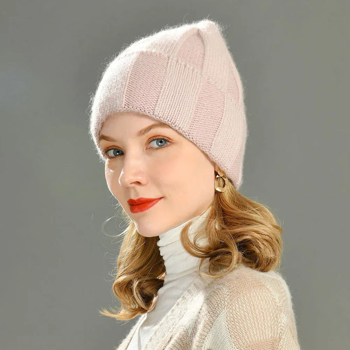 Katell — Winter Whisper Wool Beanie for Women