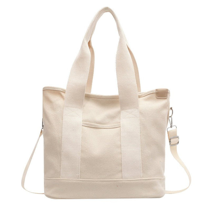 Melisande | Canvas Tote Crossbody Bag for Women - back view