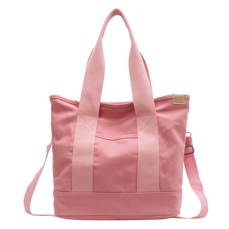 Melisande | Canvas Tote Crossbody Bag for Women - strap detail