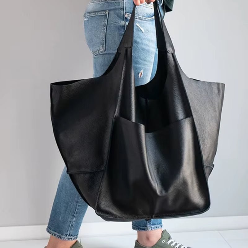 Coline | Oversized Leather Tote Bag for Women - additional view