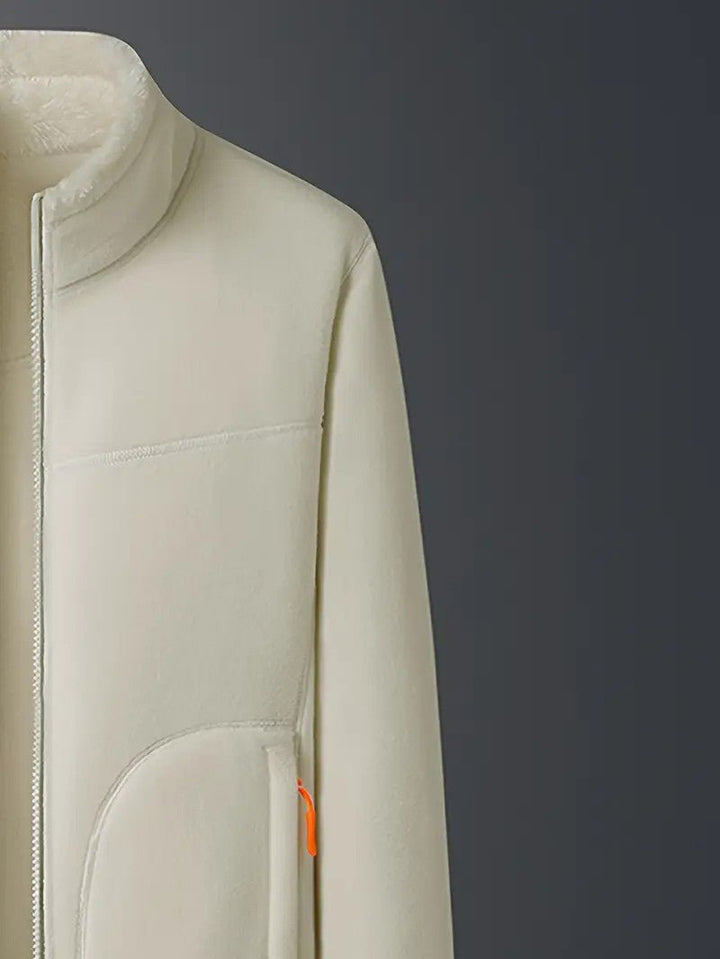 Reversible Fleece Jacket Winter Coat — winter jacket for women in pink