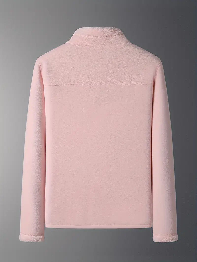 Reversible Fleece Jacket Winter Coat — winter jacket for women in pink